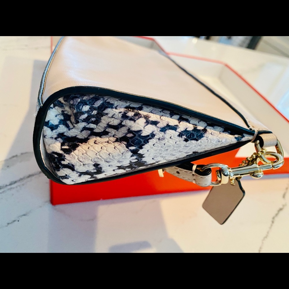 Coach Madison Two Tone Python Wristlet - Large - image 7
